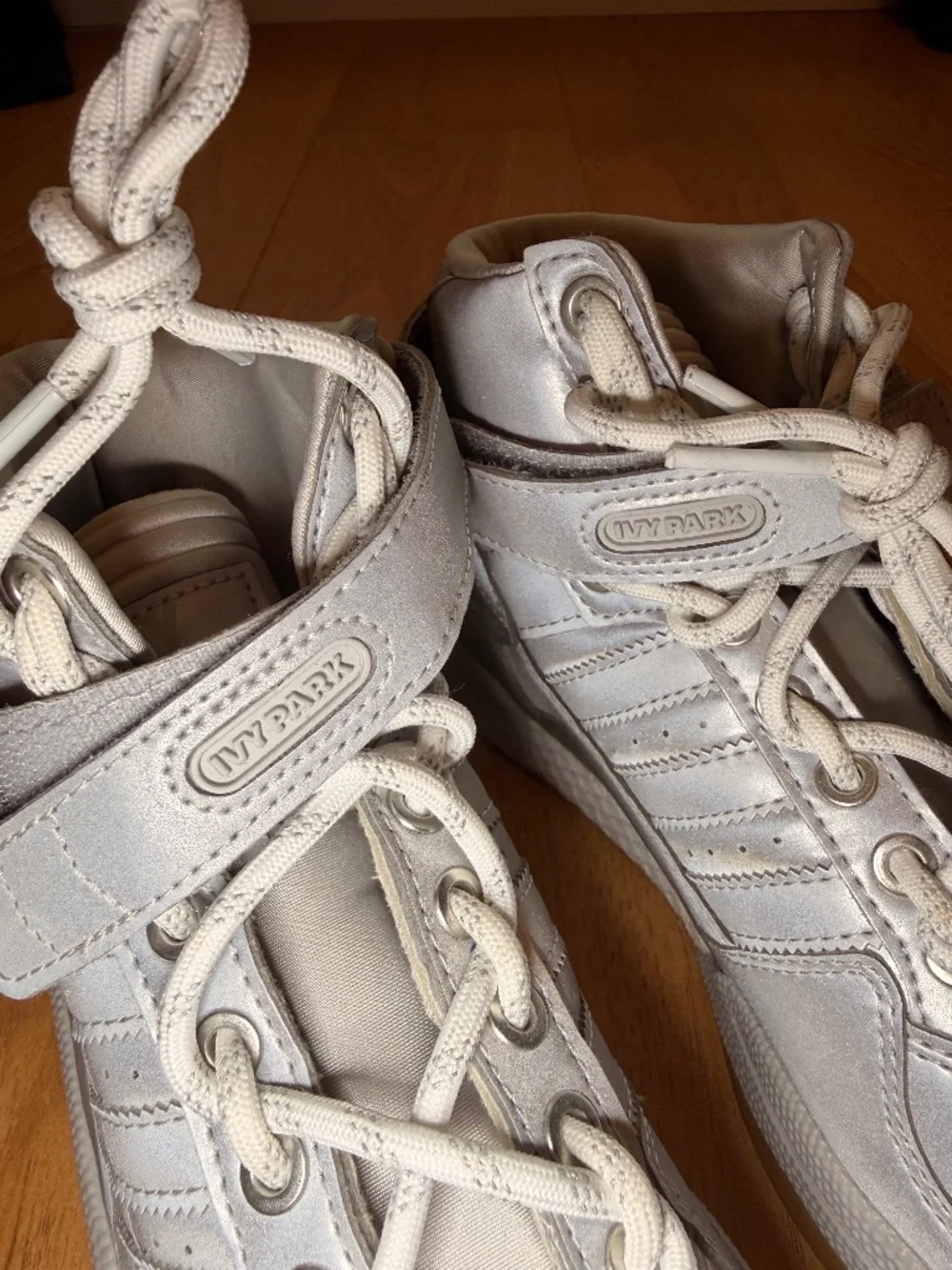 IVY PARK X ADIDAS- Silver/ Reflective: Size 6.5